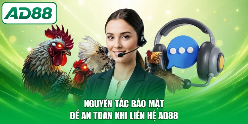 Nguyên tắc bảo mật để an toàn khi liên hệ AD88 