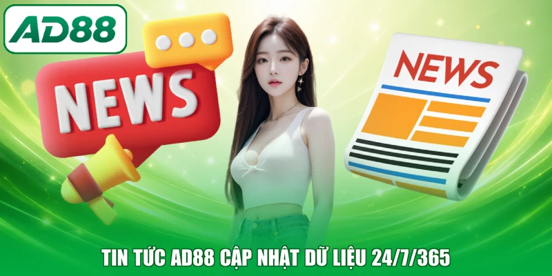 Tin tức AD88 cập nhật dữ liệu 24/7/365